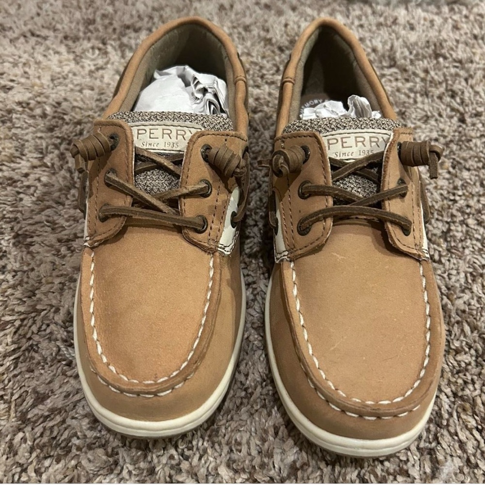 ❌SOLD❌ Boys Sperry Tan Suede Boot Shoes